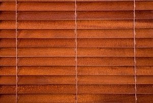 Timber Venetian Blinds Closed